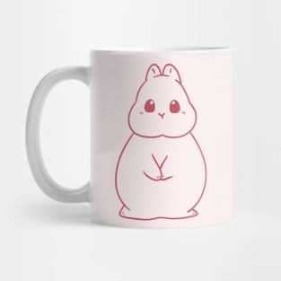 Sean Line Art Standing Rabbit | Bunniesmee Wedding Edition Mug